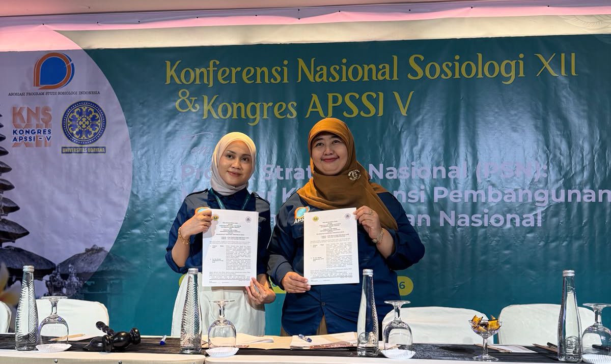 Kerja Sama Jurusan Sosiologi UNG dan Jurusan Sosiologi UNJ dalam Konferensi Nasional Sosiologi XII